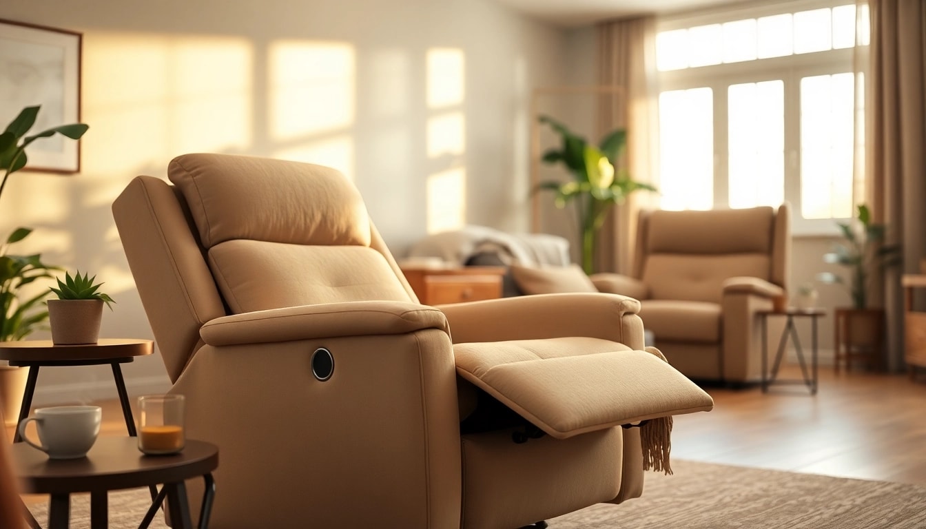 Comfortably seated in a lift chair with heat and massage, enhancing your relaxation experience.
