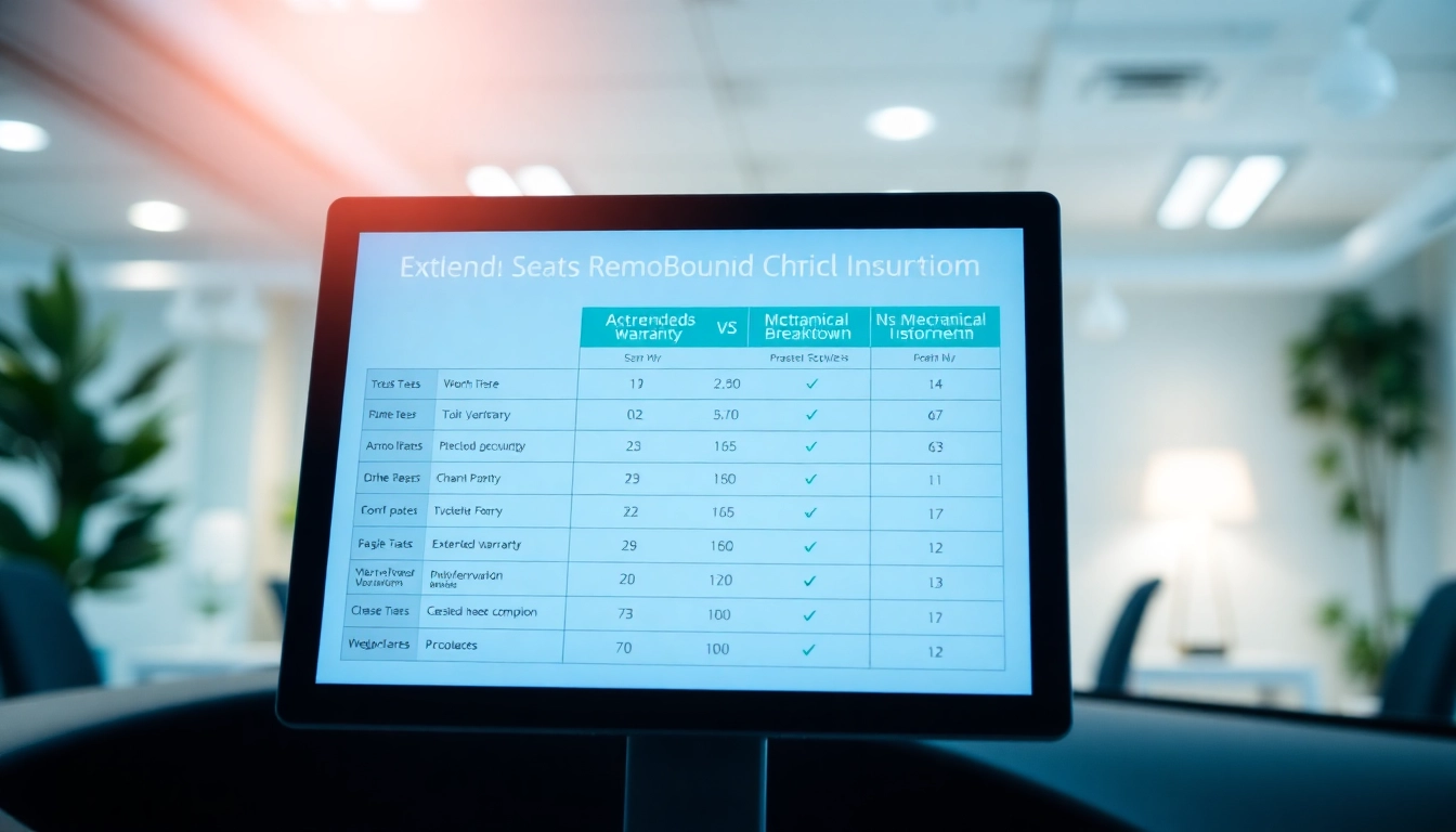 Compare extended warranty vs mechanical breakdown insurance which is better with an engaging digital chart.