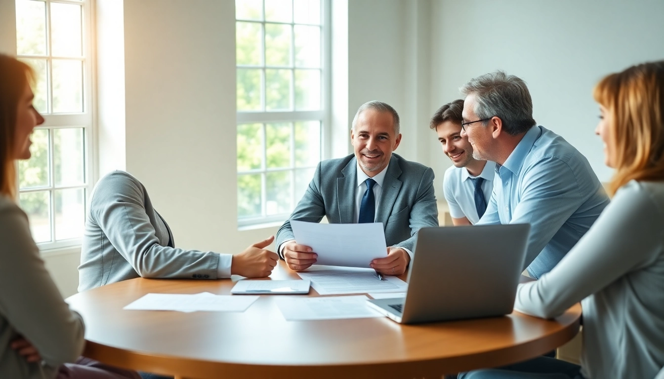 Enduring Guardian providing legal advice to a family in a warm, professional setting.