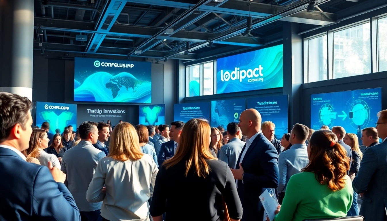 Engage with industry leaders at a startup innovation conference filled with collaboration and creativity.
