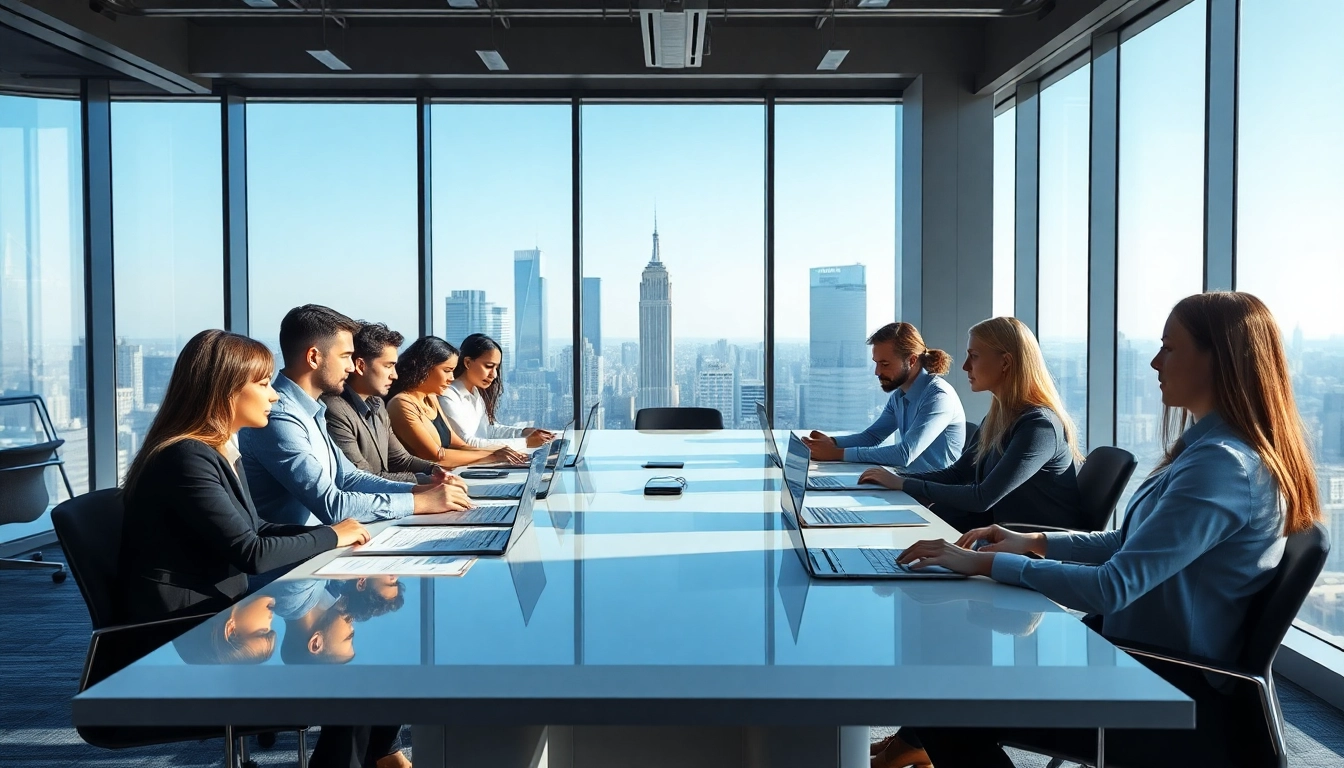 Analyze b2b competitive intelligence in a dynamic business meeting with diverse professionals.
