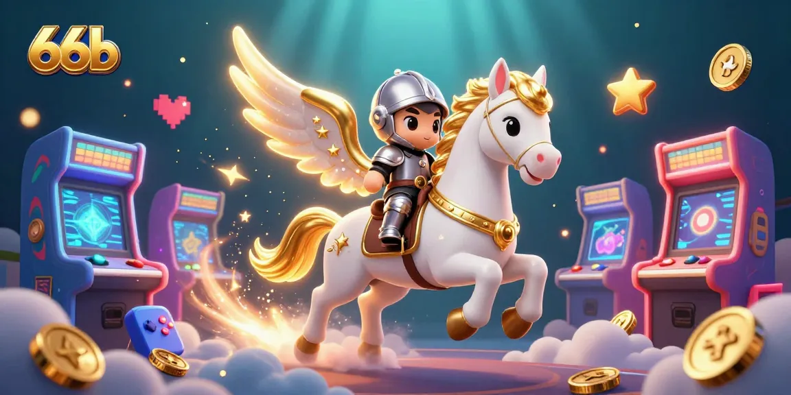 Experience thrilling gameplay at 66b with vibrant 3D characters and exciting game elements.
