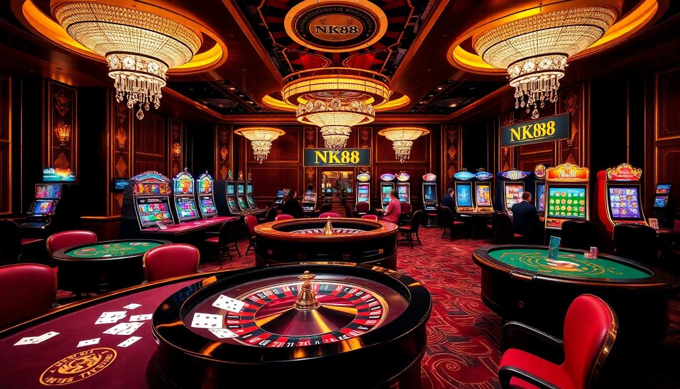 Experience excitement at NK88 casino with dynamic gameplay and elegant gaming setups.