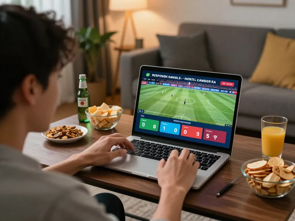 Engage in kèo nhà cái sports betting excitement while watching live results at home.