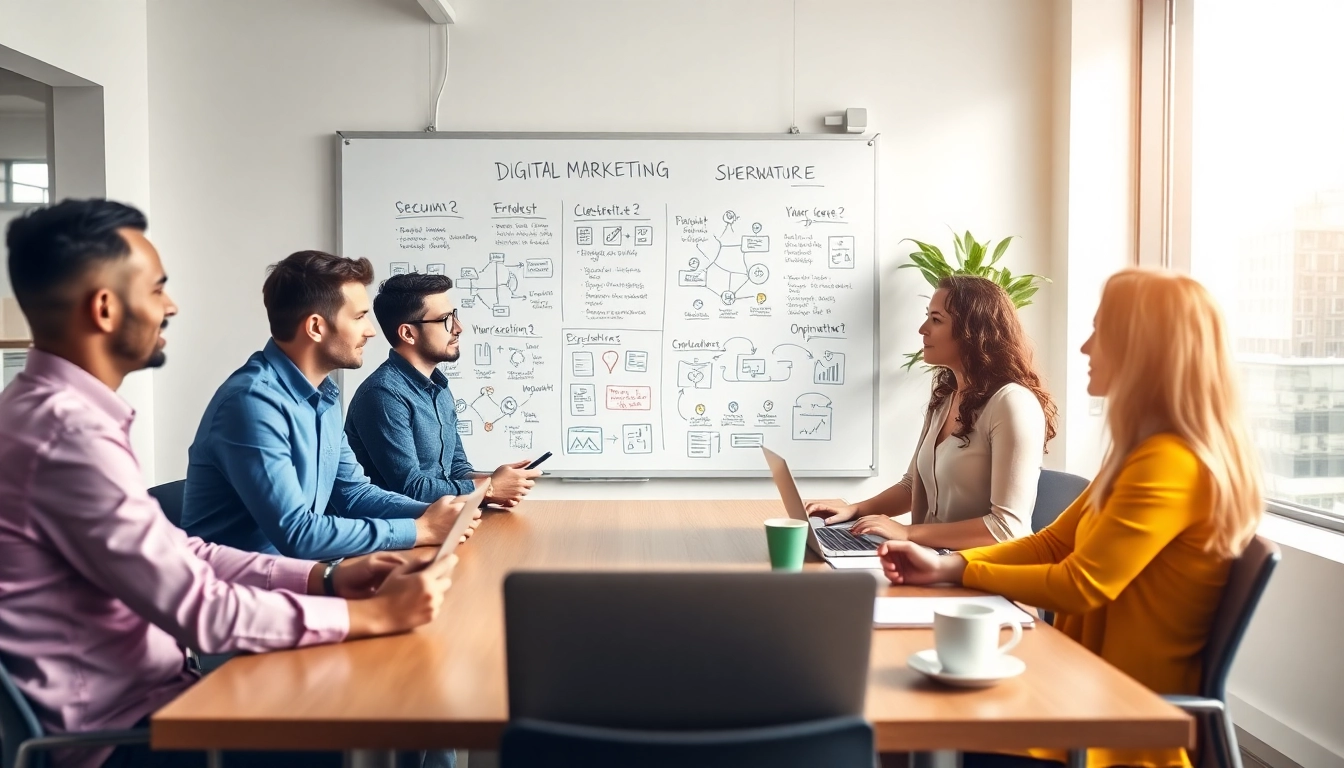 Enhance your Search Engine Optimization Clearwater with a strategic marketing team brainstorming.