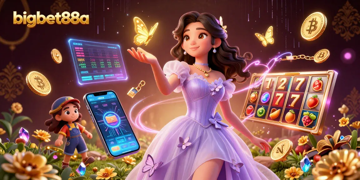 Engage with bigbet88a's captivating slot adventure in a vivid 3D illustration.