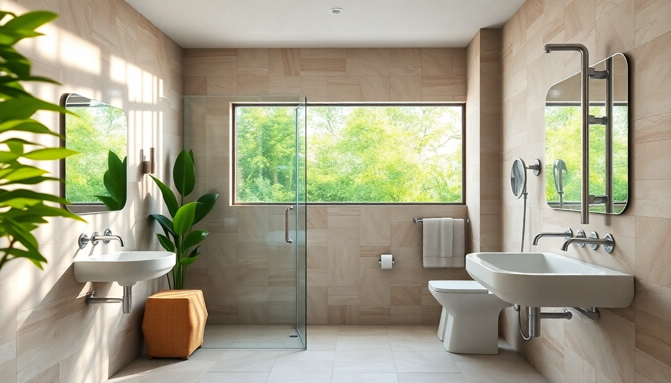 Transform your space with sunny shower USA inc's elegant shower design, featuring sleek fixtures and natural light.