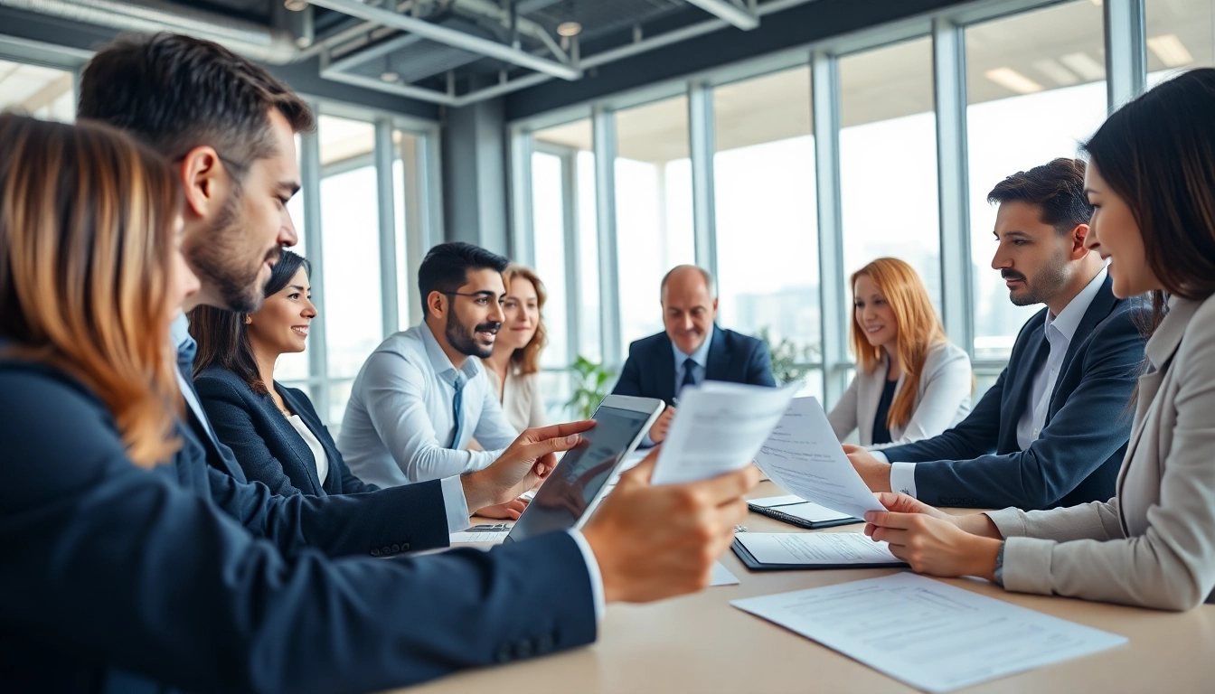 Implementing effective Contract Management strategies in a collaborative office environment.