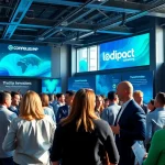 Engage with industry leaders at a startup innovation conference filled with collaboration and creativity.