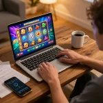 Engage with go8.onl for thrilling online slot gameplay in a cozy home setting.