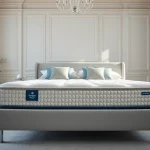 Experience the comfort of Tempur Breeze mattress set in a serene bedroom environment.