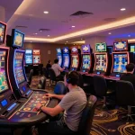 Players enjoying an engaging online gambling experience at Luck8 with vibrant gaming options and welcoming atmosphere.