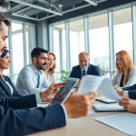 Implementing effective Contract Management strategies in a collaborative office environment.