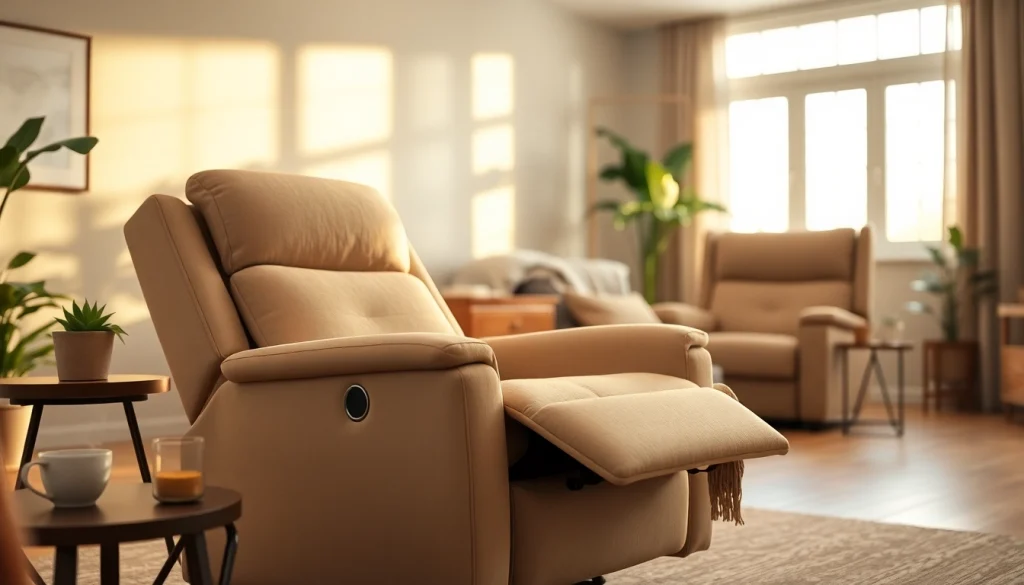 Comfortably seated in a lift chair with heat and massage, enhancing your relaxation experience.