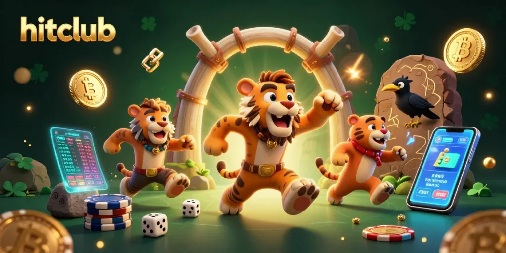 Engage with hitclub's thrilling prehistoric casino experience featuring vibrant gaming elements.