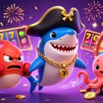 Experience EA88 with thrilling slot reels and colorful lottery elements in this exciting illustration.