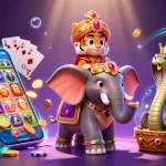 Experience AO88’s enchanting world with a captivating tiger, jewel-encrusted elephant, and dynamic casino elements.